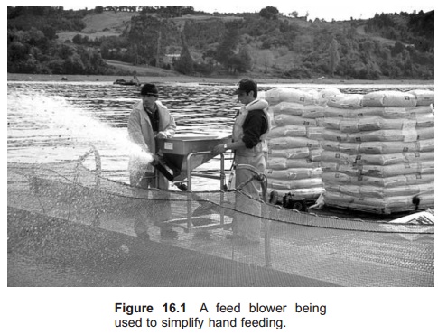 Feed blowers - feeding equipment in Aquaculture