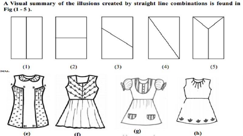 Elements of Cloth Design - Line - Types of lines