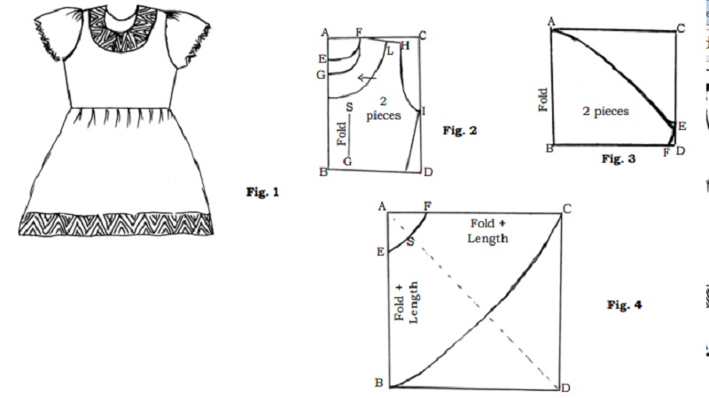 How To Stitch Umbrella Skirt With Round Yoke Dress