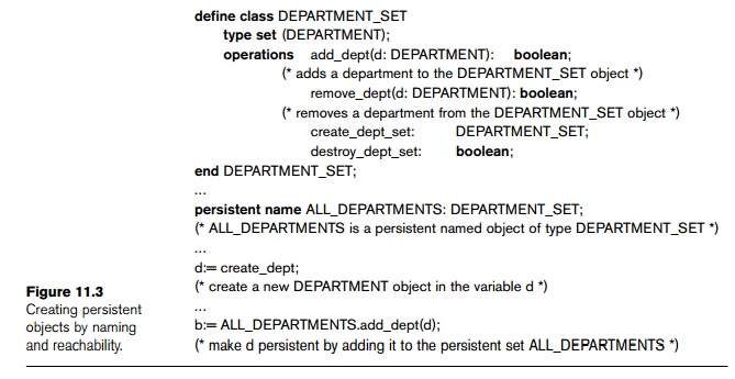 Overview of Object Database Concepts