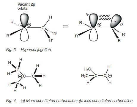 Carbocation stabilization