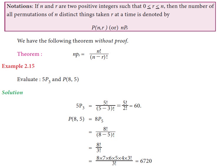 example of problem solving permutation
