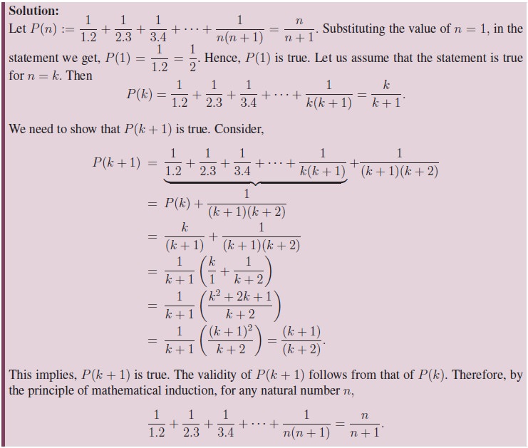 mathematical induction assignment