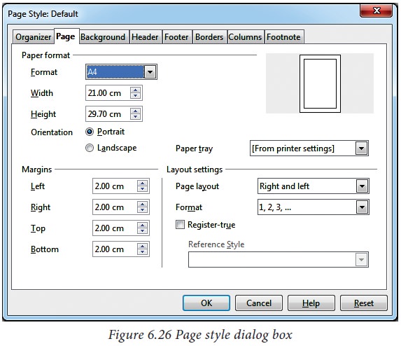 Page formatting - Word Processor Basics ( OpenOffice Writer)