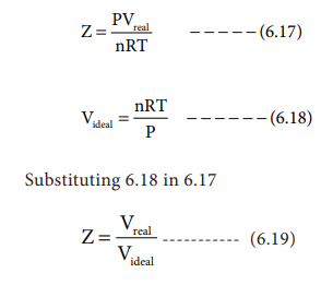 Finding the compressibility factor (Z)