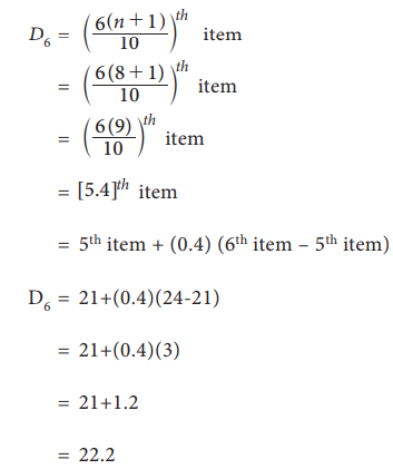 step in solving word problem involving quartile and decile
