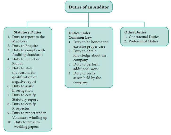 rights and duties of company auditor