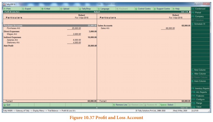Practical problem on accounting software - Tally - Accountancy