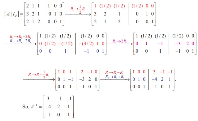Diplomático árbitro latitud Gauss Jordan Method - Definition, Theorem, Formulas, Solved Example  Problems | Elementary Transformations of a Matrix