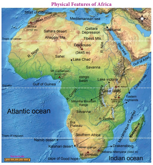 african plains map