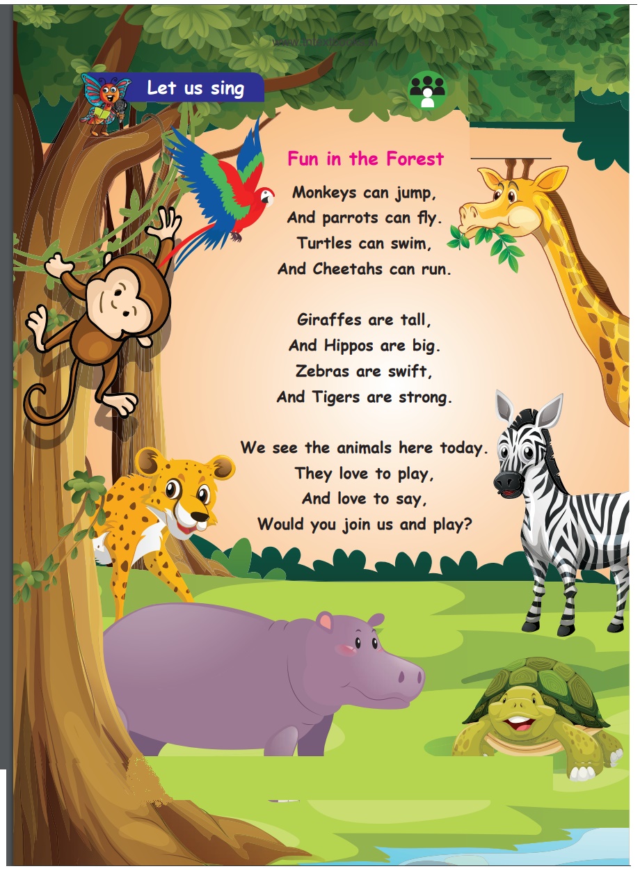 Poem: Fun in the Forest - Wonders of the Jungle | Term 2 Chapter 2 | 2nd  English