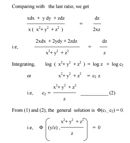 Lagrange S Linear Equation